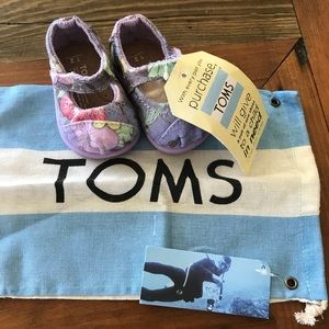 Tiny Tom’s Mary Jane Lilac Faded Tropical